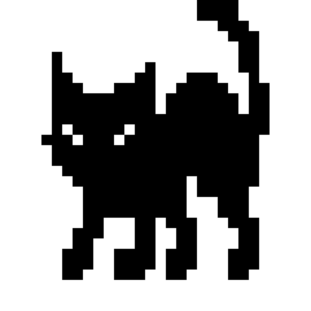 Chat effrayé, pattern de crochet tapestry