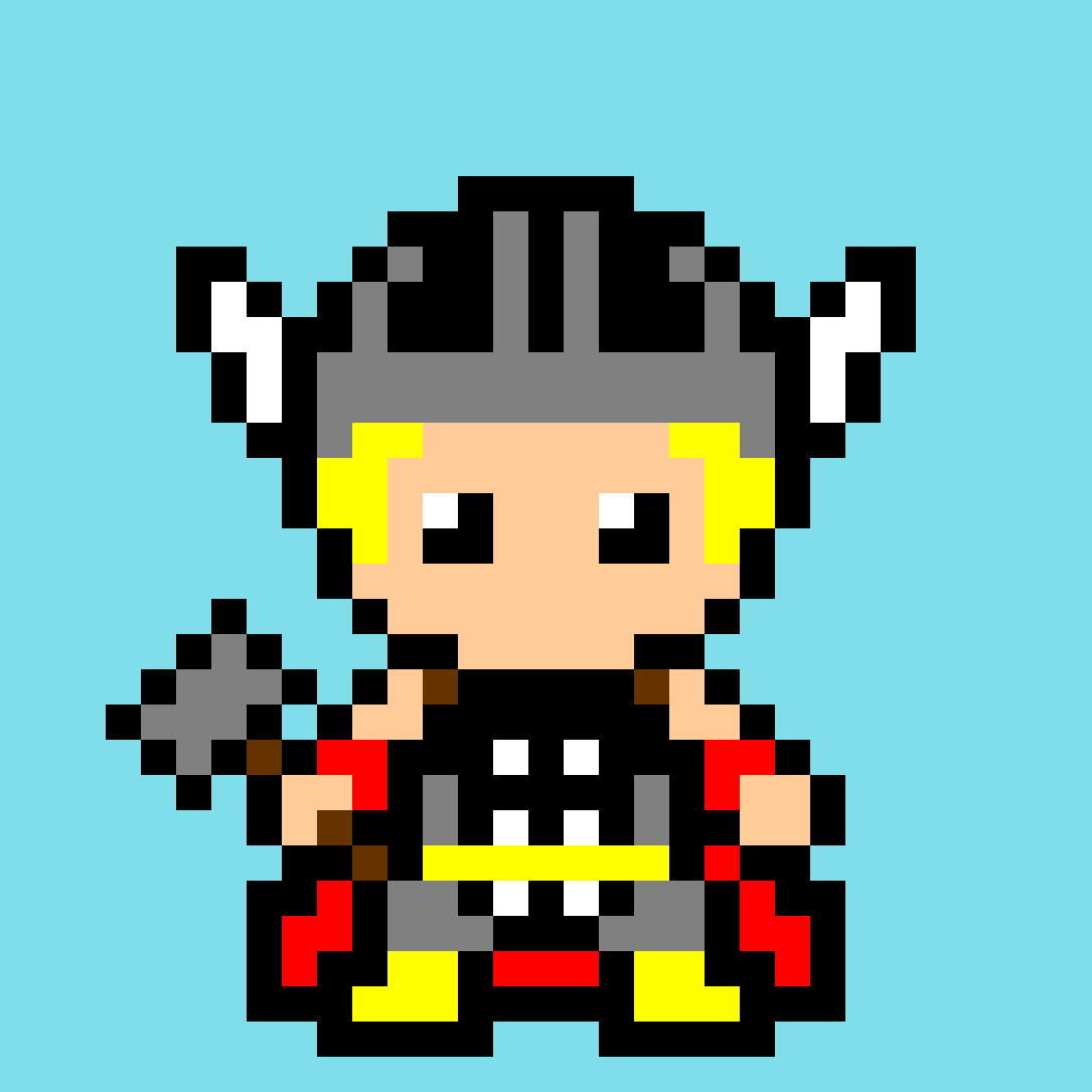 Thor, tapestry crochet pattern