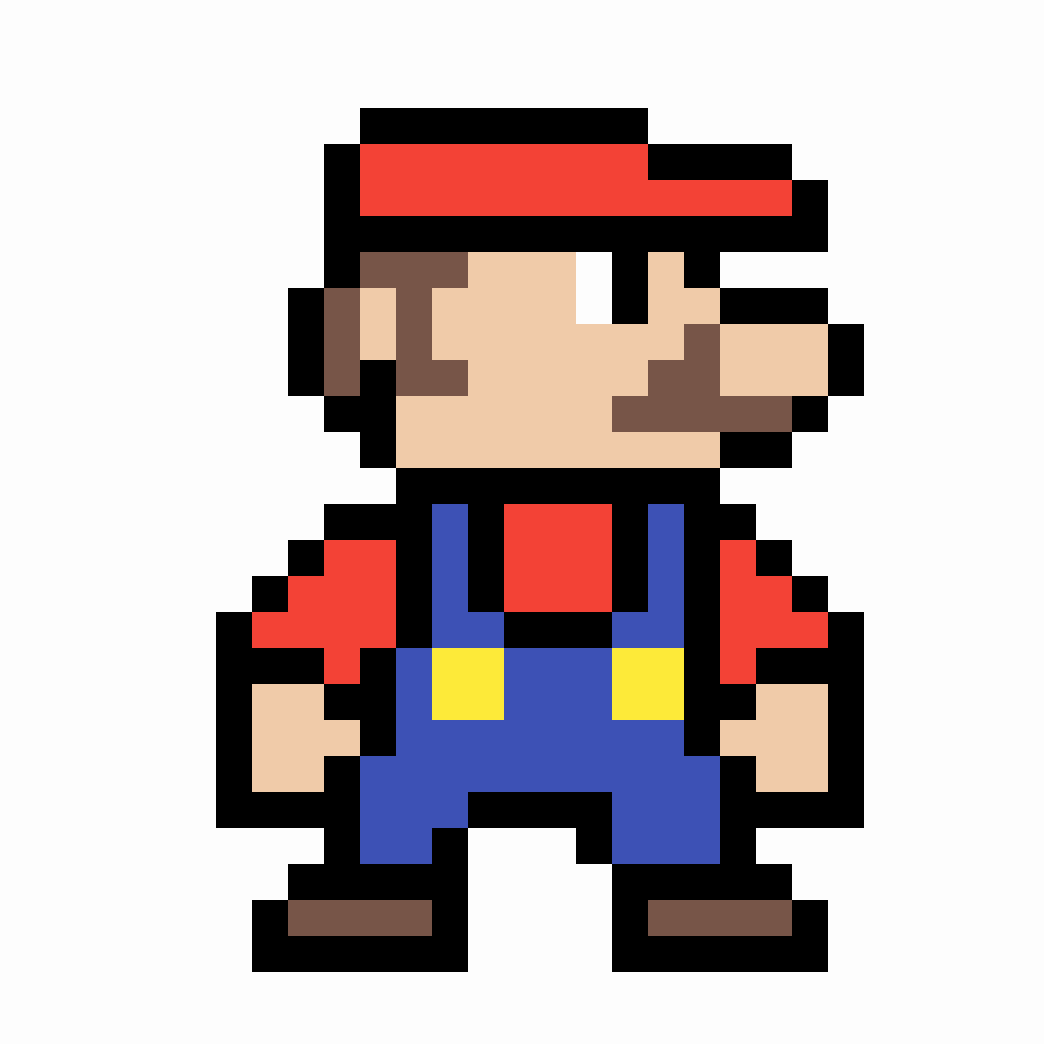 Mario, tapestry crochet pattern