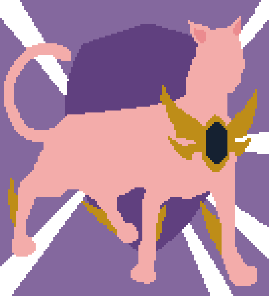 YGO Crystal Beast - Amethyste Cat, tapestry crochet pattern