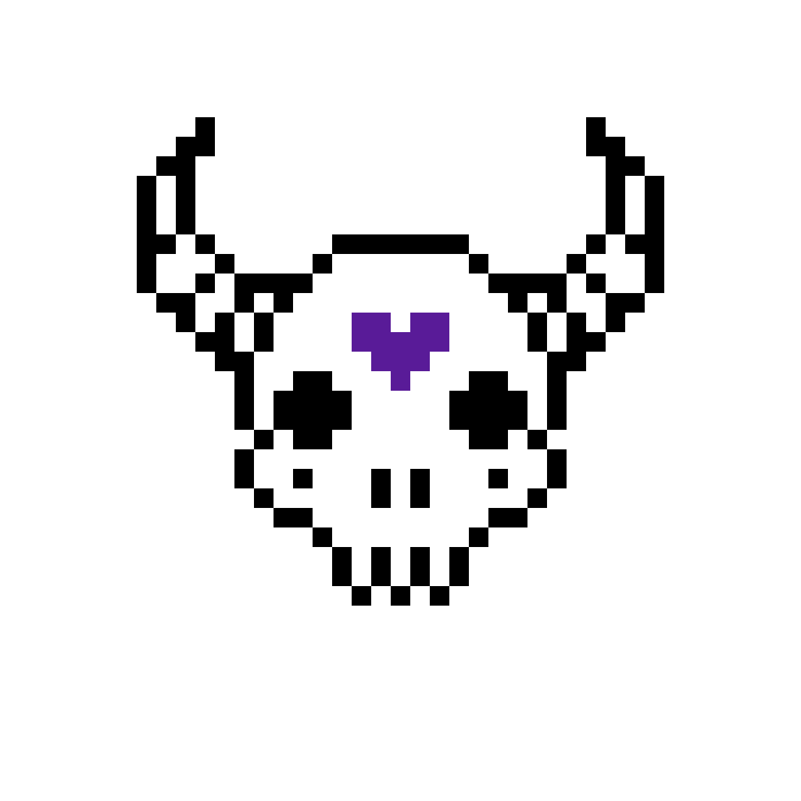 bull skull, pattern de crochet tapestry