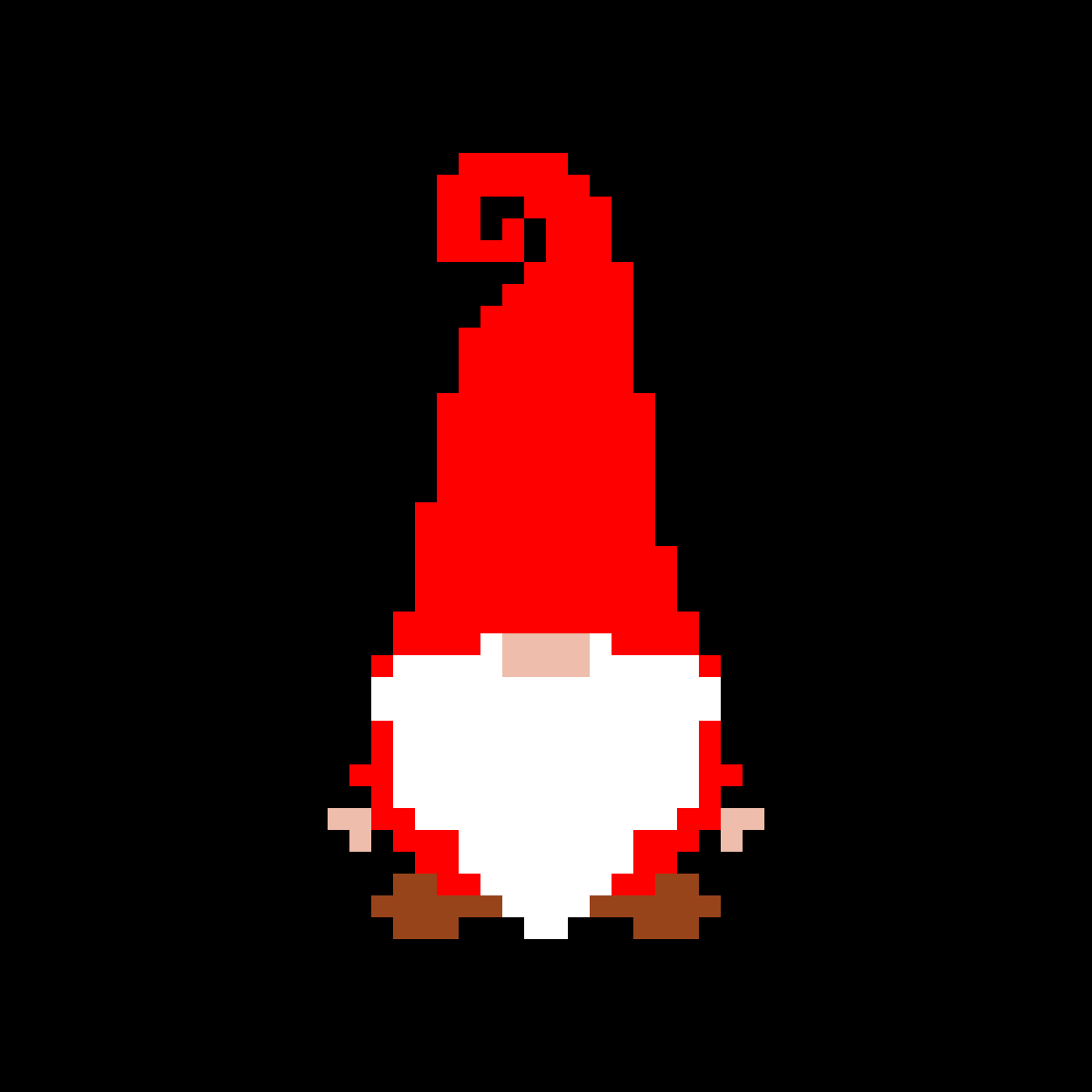 gnome noël, tapestry crochet pattern