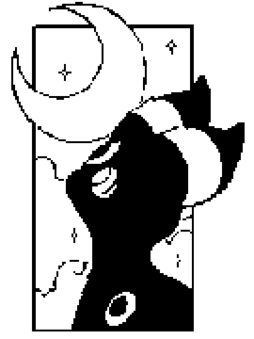 noctali cadre, pattern de crochet tapestry