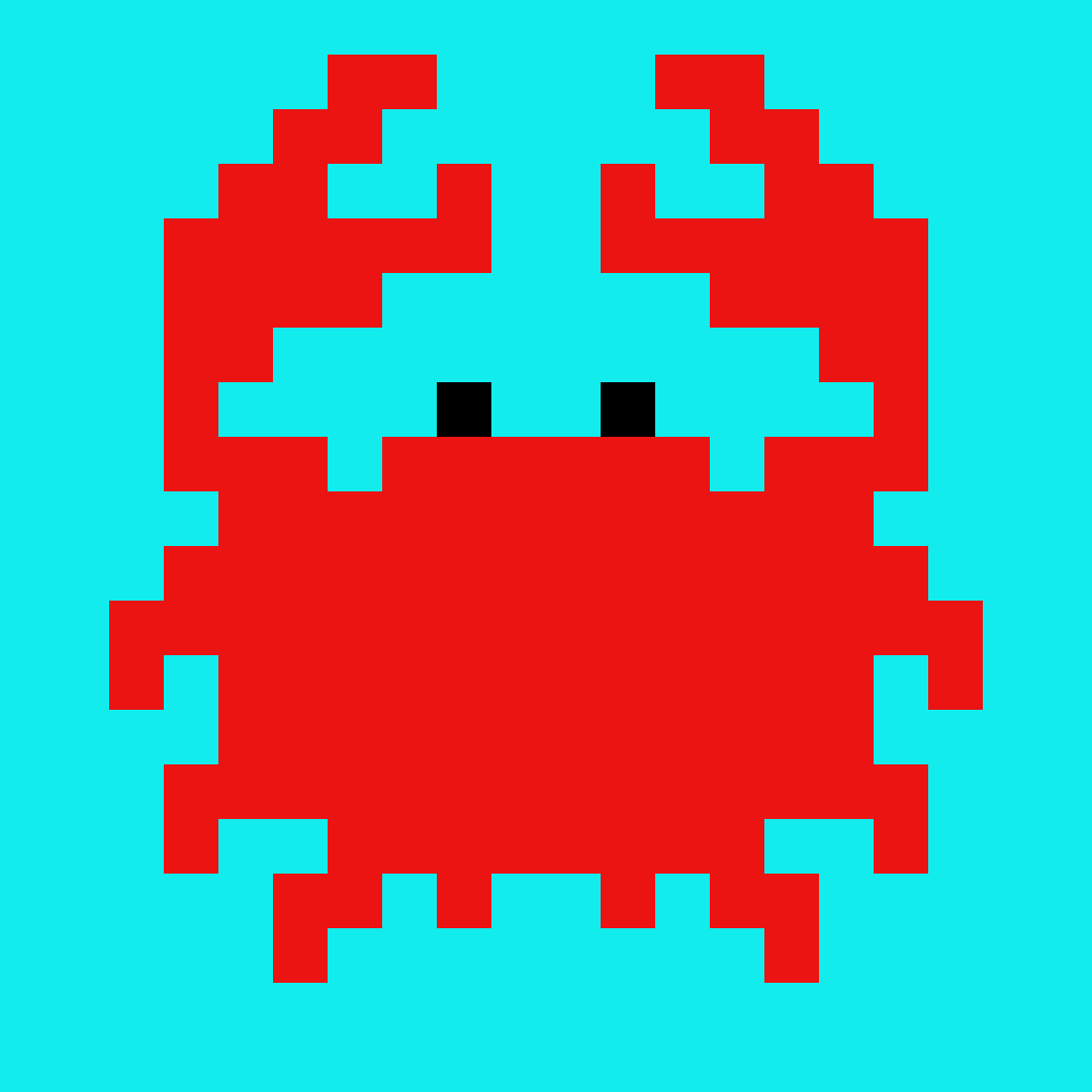 Crabe !, tapestry crochet pattern