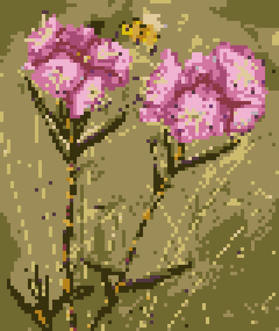 Alpine Laurel, pattern de crochet tapestry