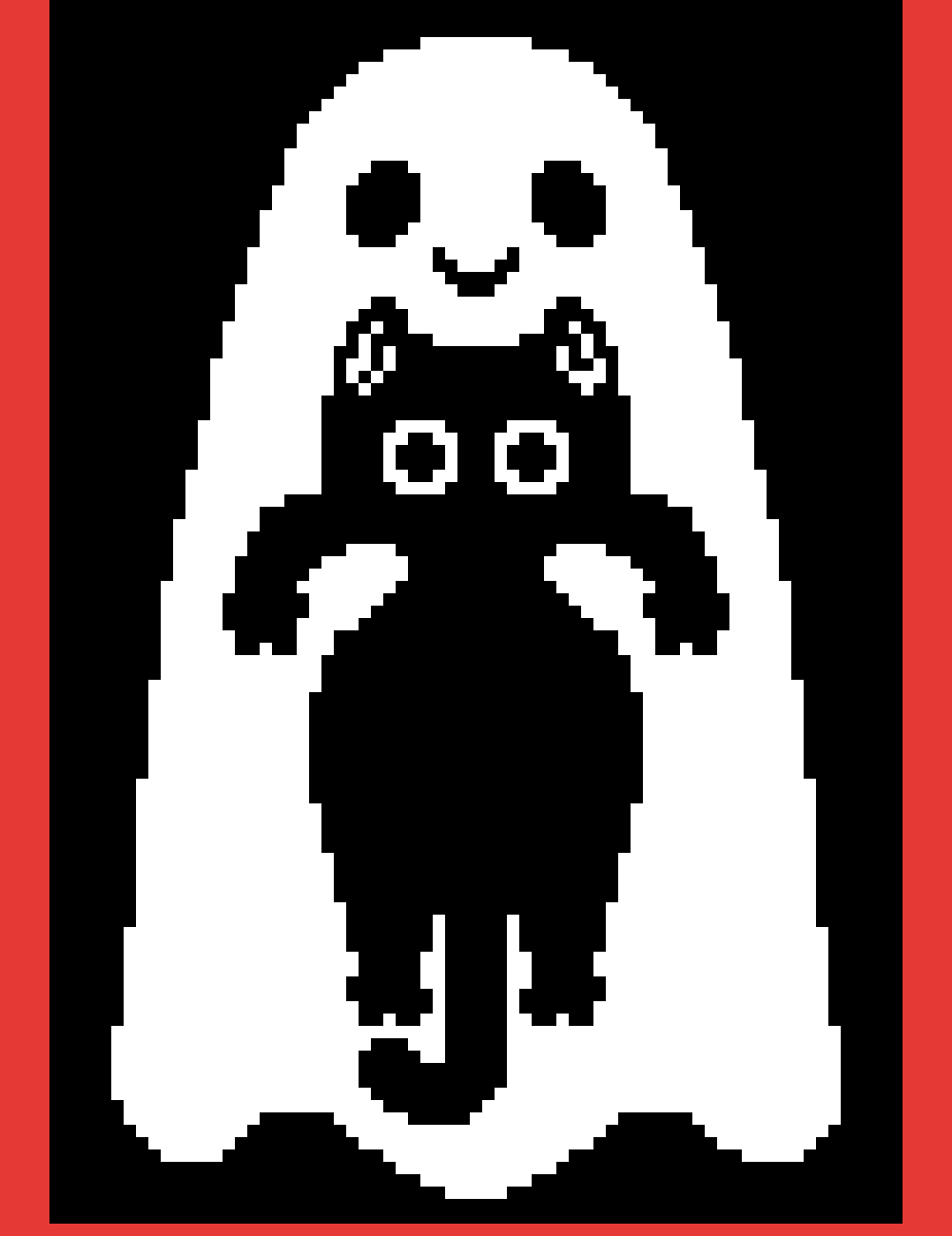 Ghost cat, tapestry crochet pattern