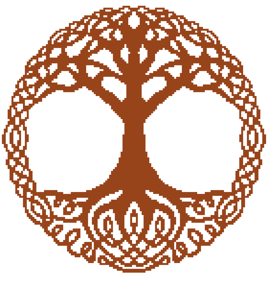 Arbre celtique, pattern de crochet tapestry