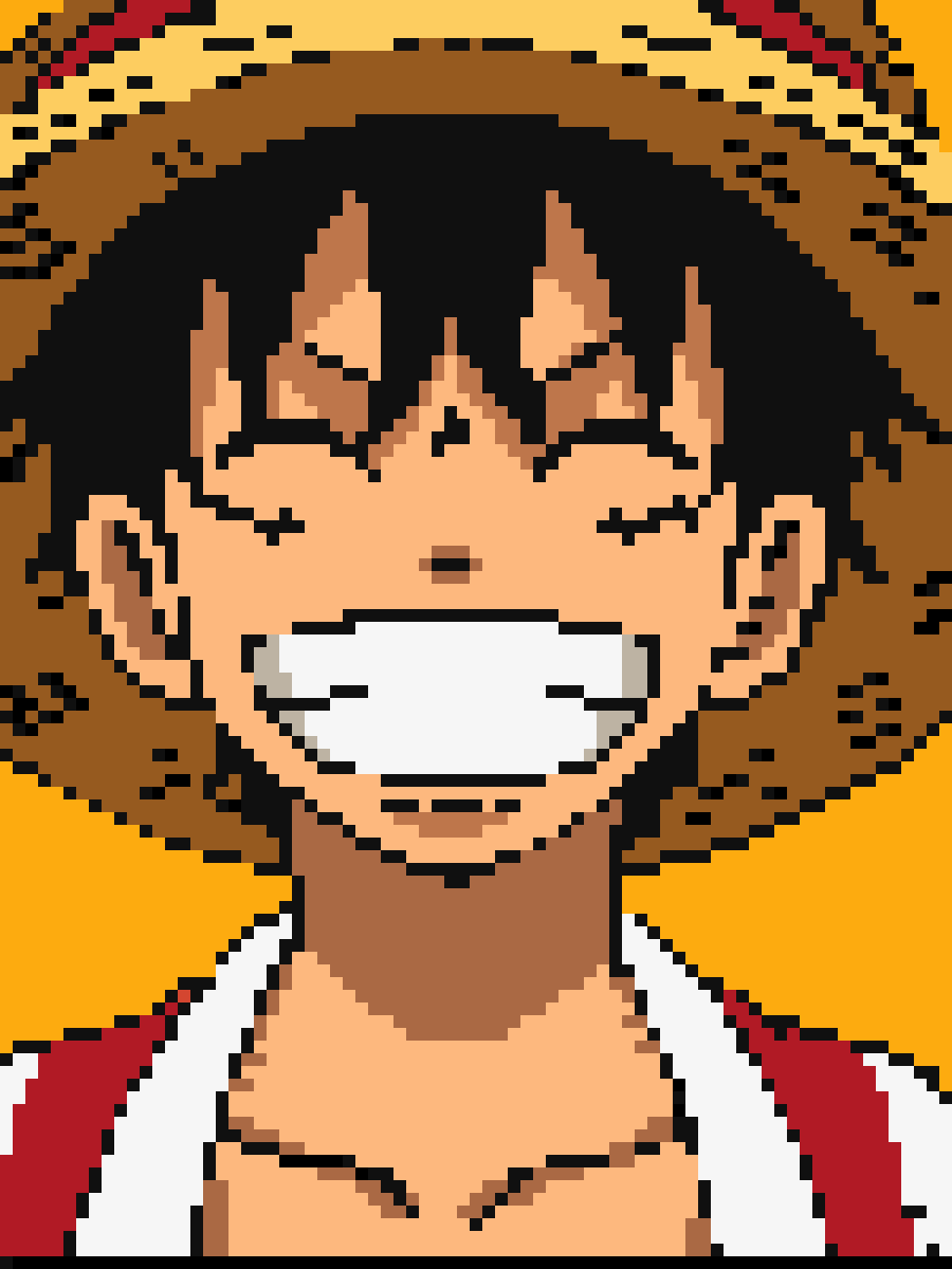 luffy, pattern de crochet tapestry