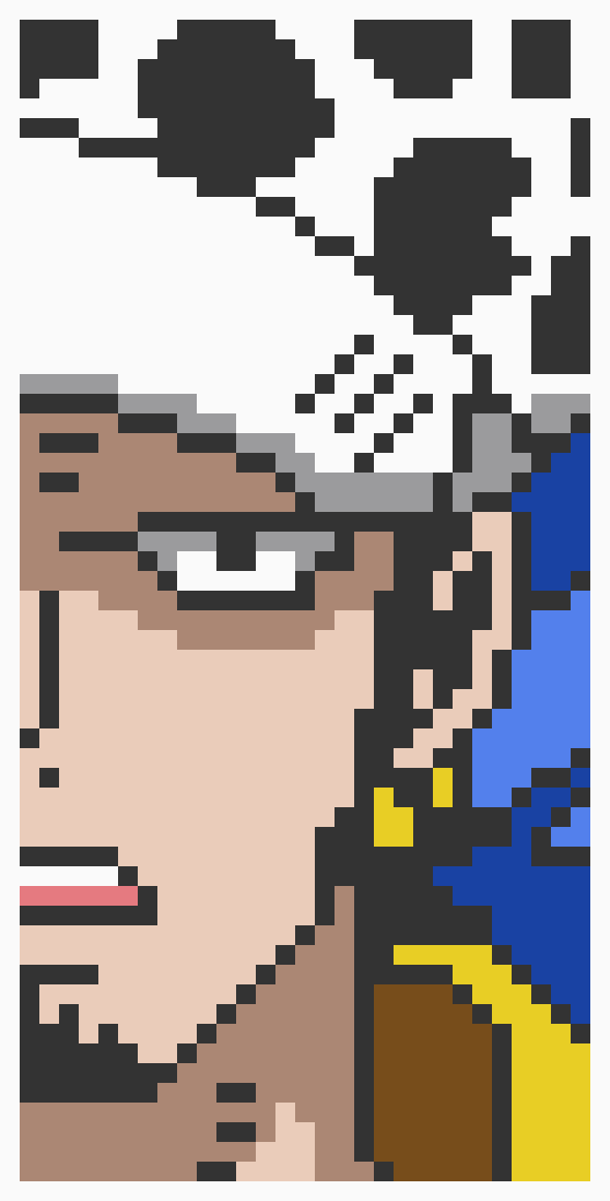 Trafalgar Law, pattern de crochet tapestry