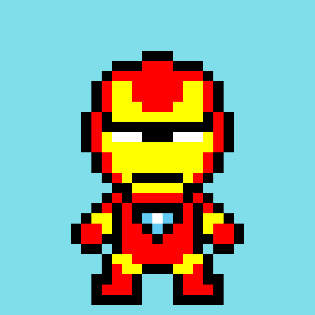 Iron man, pattern de crochet tapestry