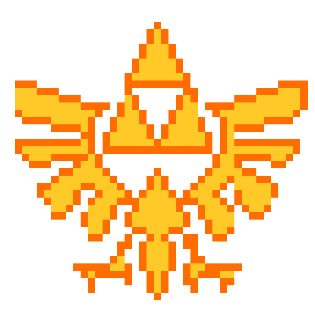 Zelda Triforce, pattern de crochet tapestry