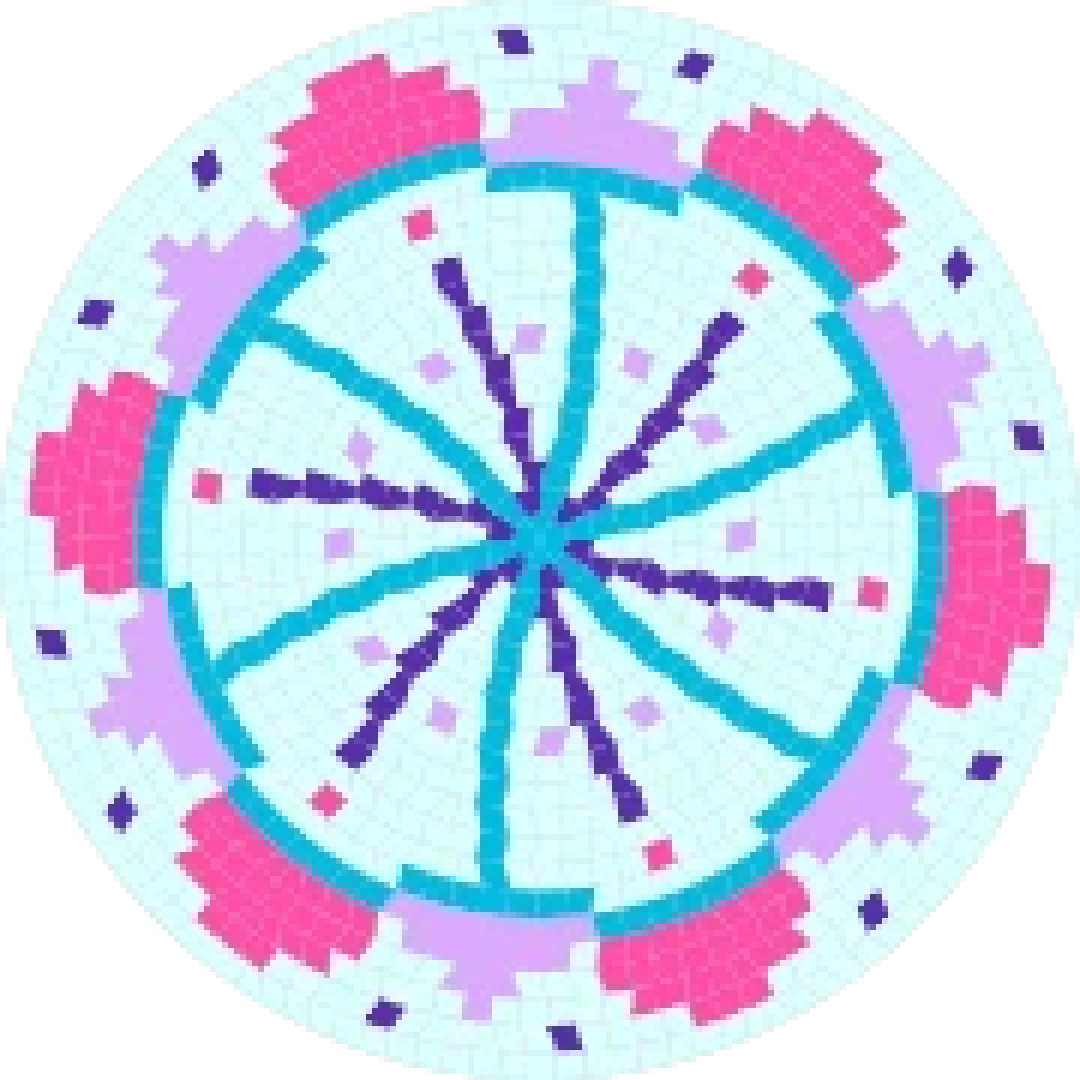 Mandala, pattern de crochet en rond
