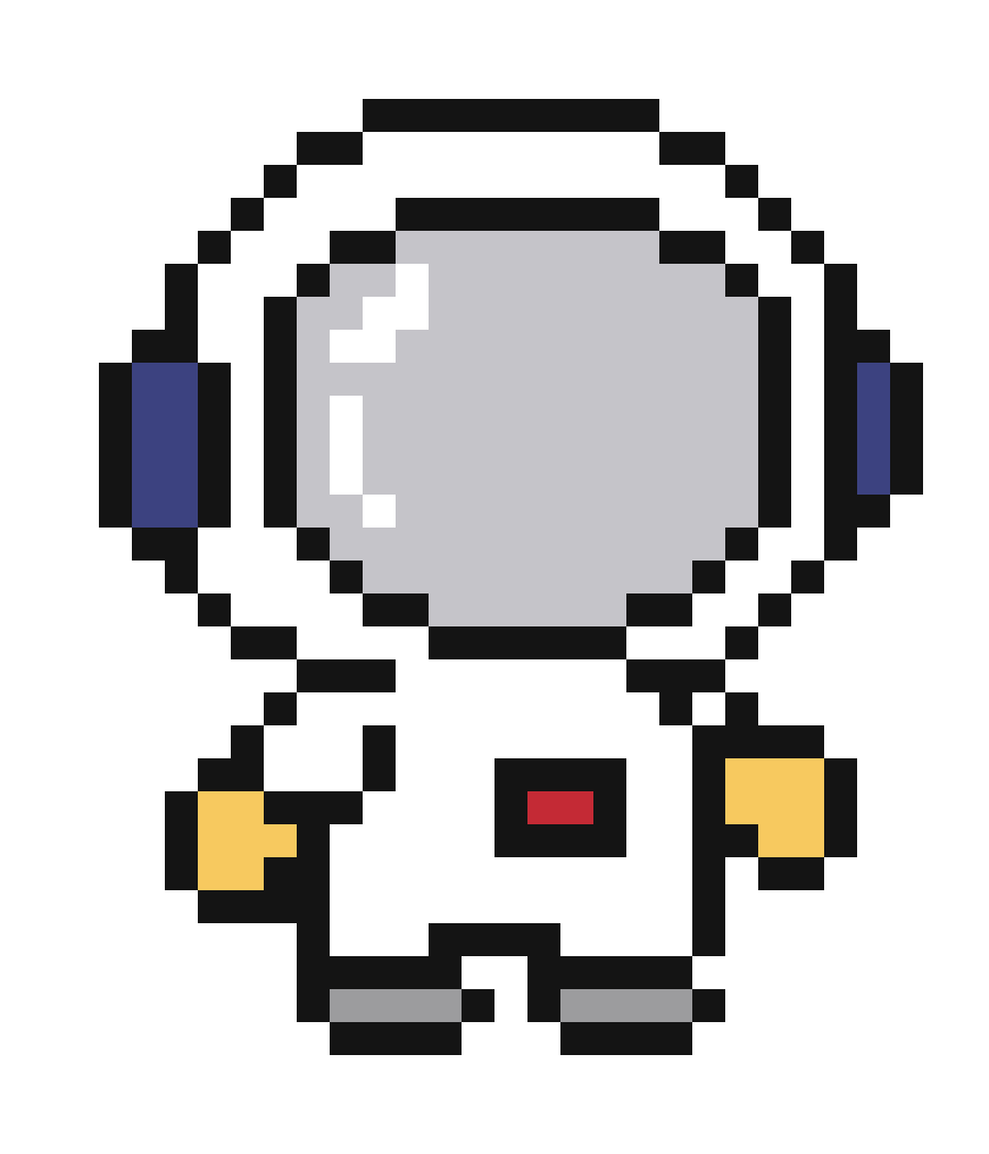 Astronaute, tapestry crochet pattern