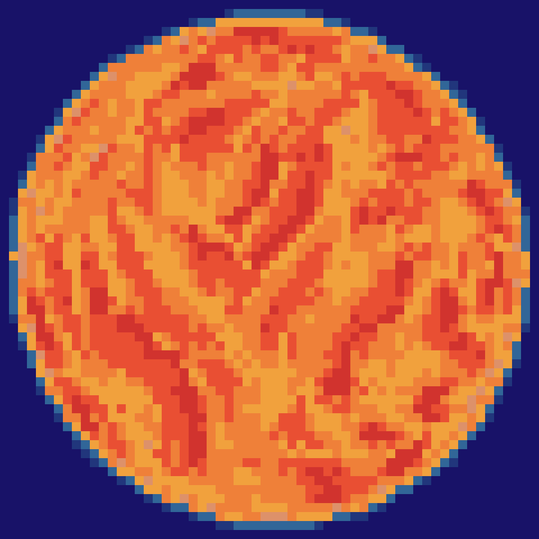 The Sun, pattern de crochet tapestry