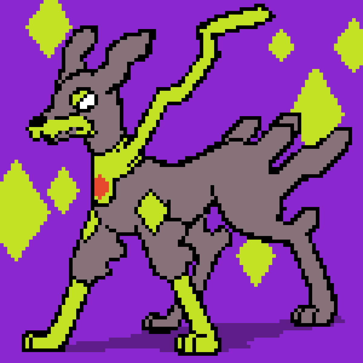 Zygarde 10, tapestry crochet pattern